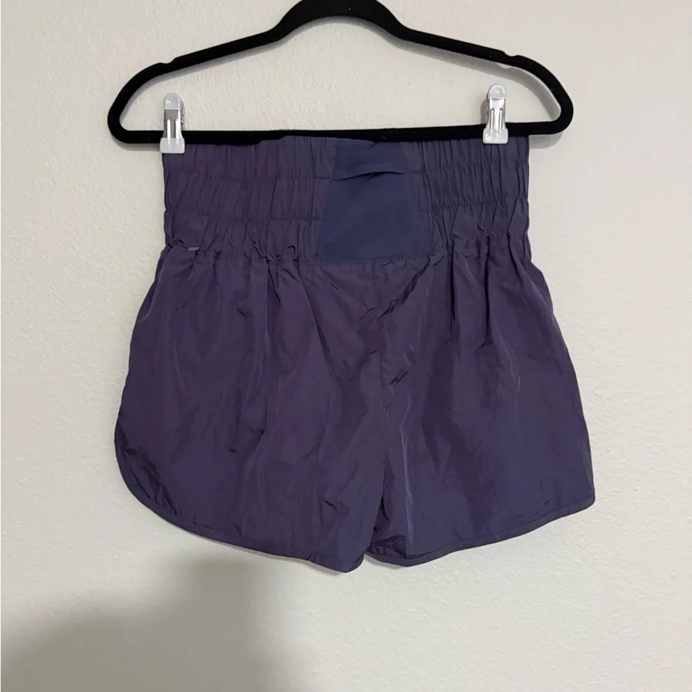 Free People shorts High-Waisted Purple Athletic Shorts - Picture 4 of 5